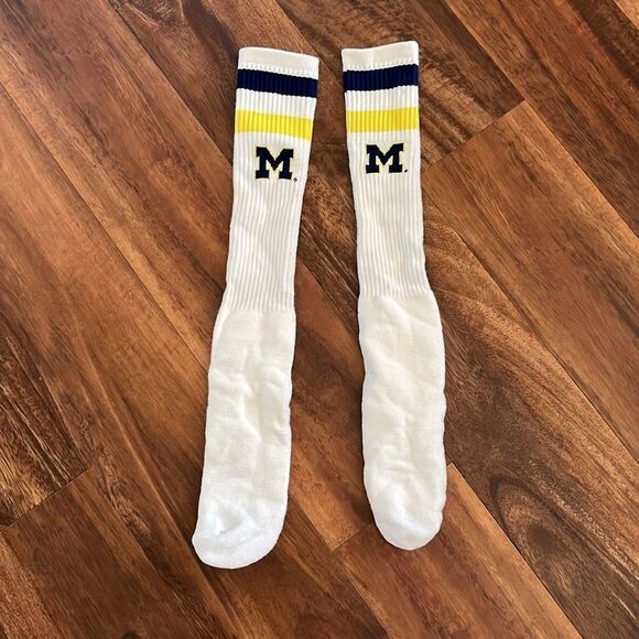University of Michigan Tube Socks - Picture 1 of 3